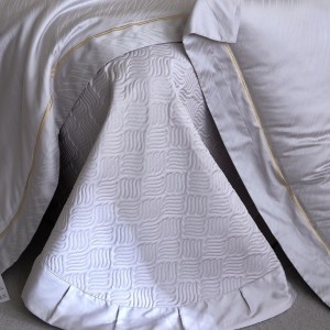 Jacquard comforter duvet cover with 2 grey pillow shams double coverlets flat sheet 4PCS 100S lyocell cottontextile bedding set wholesaler