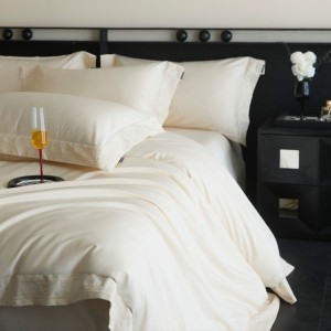 Cotton mercerized air jet 13376 hollow embroidery quilt cover bed sheet pillowcase four-piece set
