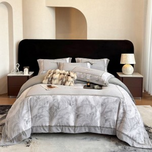 High-End patchwork comforter set 500TC bedsheets queen king size coverlets with 2 pink pillowslips bedding set supplier