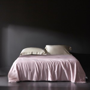 100% Polyester Fiber Pink Solid Color Bed Sheets Bedding Set king Size pink Girl Flower Quilt Sets Supplier