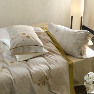 High-End patchwork comforter set 500TC bedsheets queen king size coverlets with 2 printing pillowslips bedding set supplier