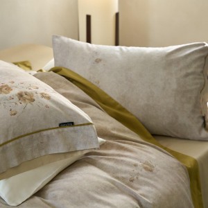 High-End patchwork comforter set 500TC bedsheets queen king size coverlets with 2 printing pillowslips bedding set supplier