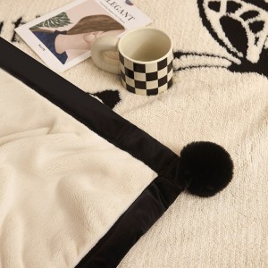 High Gram Weight Printing Blanket ODM/OEM Home Textile Decorative Blankets Bed Cover Queen King Bedding