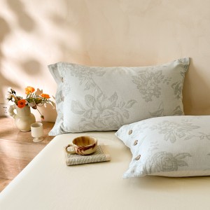 Hot selling cotton 4-pieces textile ODM coverlets jacquard bedsheets simple style bed linen bedding set wholesaler