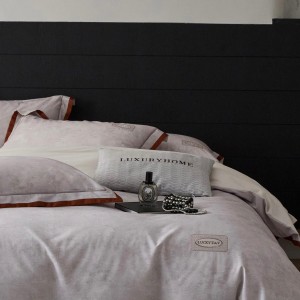 Grey Long-staple Cotton Printing Comforter Duvet Comforter Quilt Cover Bed Sheets ODM/OEM Four-piece Bedding Set