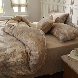 Autumn and winter thick milk velvet four-piece coral velvet baby velvet bed sheet quilt cover pillowcase
