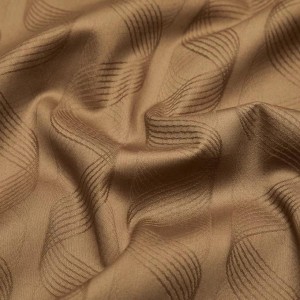 High Quality Brown Jacquard Home Hotel Textiles 100% Cotton Embroidery Comforter Duvet Cover Bedding Set Supplier