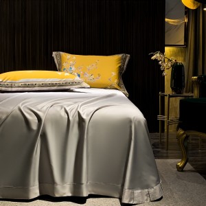 Pastoral style printing home textile cotton bed linen purple printing duvet quilt comforter cover bedding set wholesaler