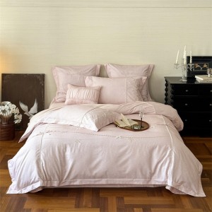 100% cotton sanding home hotel textile white comforter cover with 2 high-end pillowcases coverlets bedding set manufacture