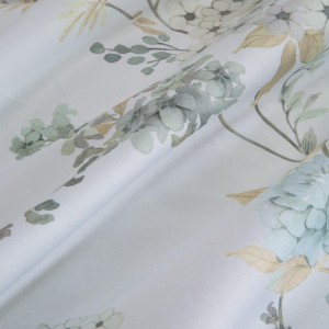 Printing duvet cover blue cotton fitted flat sheets 2m/2.2m double bedsheet premium pillowslip queen king size bedding set