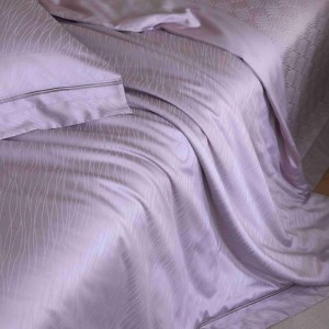 Purple jacquard bed cover lyocell cotton summer quilt cooling air-condition quilt bedspread bedding set