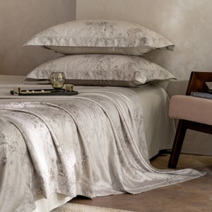 Pink Lyocell Cotton Digital Printing 4pcs Home Hotel Textiles Jacquard Comforter Duvet Cover Bedding Set Supplier
