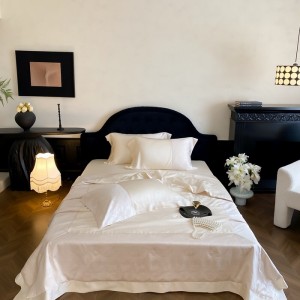 High-End patchwork comforter set 500TC jacquard bedsheets pink lyocell coverlets with 2 soft pillowslips bedding set supplier