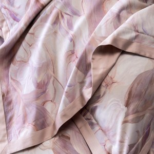 Premium quality 100S  Australia cotton digital printing home textiles duvet cover pink bedding set supplier