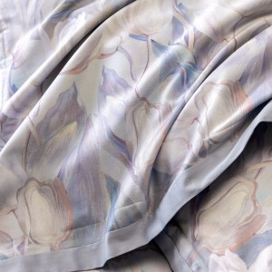 Premium quality 100S  Australia cotton digital printing home textiles duvet cover pink bedding set supplier