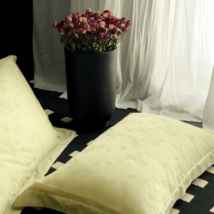 Premium quality green lyocell home textiles jacquard duvet cover bedding set supplier
