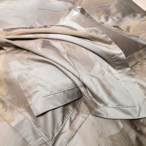 New 100s lyocell cotton home textile yarn-dyed jacquard quilt duvet cover bed sheets luxury bedding set