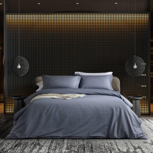 High-End patchwork comforter set 500TC printing bedsheets queen king size coverlets with 2 soft grey 50s cotton pillowslips bedding set supplier