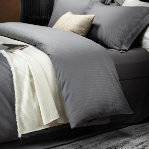 High-End patchwork comforter set 500TC printing bedsheets queen king size coverlets with 2 soft grey 50s cotton pillowslips bedding set supplier
