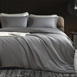 High-End patchwork comforter set 500TC printing bedsheets queen king size coverlets with 2 soft grey 50s cotton pillowslips bedding set supplier