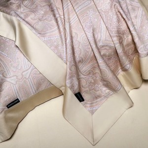 Elegant design full size digital printing adult pillowcases luxury 100% cotton sateen pink comforter cover bedding set supplier