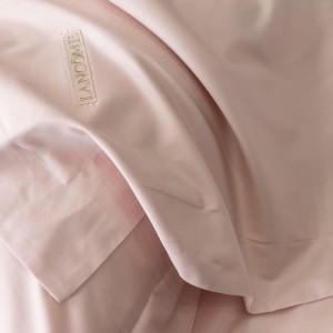 Summer Cool 100S Australia Cotton Cool Home Textiles pink Jacquard Duvet Cover Queen king Size Flat & Fitted Sheets Bedding Set Cotton