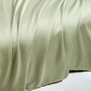 60S Lyocell Plain Color Duvet Cover Bed Sheets Queen King Size Customized Bedding Set