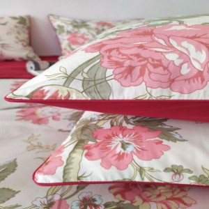 Pure Cotton Satin Quilt Duvet Cover Soft Bed Sheets Floral Plant Printing 4PCS Bedding Set