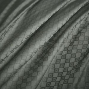 Light Luxury Gray Home Textile Jacquard Duvet Cover Bed Sheets 80S Lyocell Bedding Set