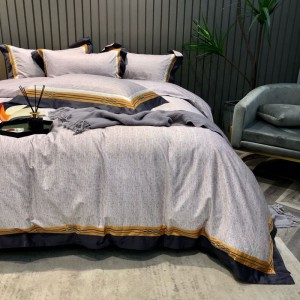 Super Soft Pure Cotton Digital Printing Duvet Quilt Cover Bed Sheets Embroidery Bedding Set