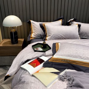 Super Soft Pure Cotton Digital Printing Duvet Quilt Cover Bed Sheets Embroidery Bedding Set