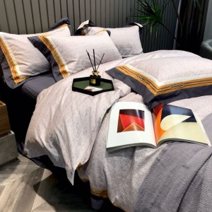 Super Soft Pure Cotton Digital Printing Duvet Quilt Cover Bed Sheets Embroidery Bedding Set