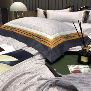 Super Soft Pure Cotton Digital Printing Duvet Quilt Cover Bed Sheets Embroidery Bedding Set