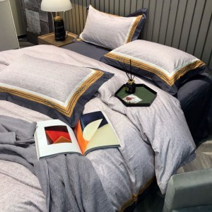Super Soft Pure Cotton Digital Printing Duvet Quilt Cover Bed Sheets Embroidery Bedding Set