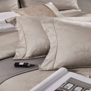 Luxury Jacquard Quilt Cover 100S Egyptian Cotton Bed Sheets sabanas Pink Long Staple Cotton Bedding Set