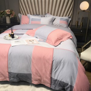 60S Cotton Satin Brushed Digital Printing Quilt Cover Bed Sheets Queen King Home Textile Bedding Set