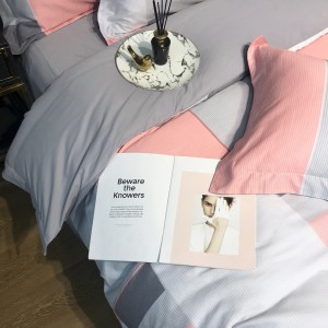 60S Cotton Satin Brushed Digital Printing Quilt Cover Bed Sheets Queen King Home Textile Bedding Set