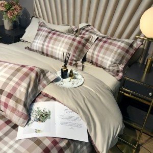 High End Digital Printing Duvet Cover 60S Cotton Stain Brushed Bed Sheet Bedding Set For Home