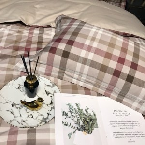 High End Digital Printing Duvet Cover 60S Cotton Stain Brushed Bed Sheet Bedding Set For Home