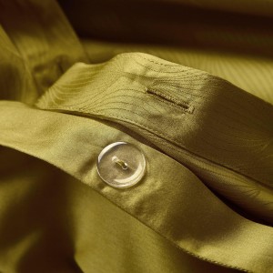 Wholesale 100% cotton high-end pillowcases yellow comforter set soft bed linen fitted sheets jacquard 2m/2.2m bedding set for adults