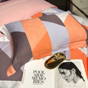 Hot Selling 300TC Cotton Stain Digital Printing Comforter Quilt Cover Soft Bed Sheets Bedding Set