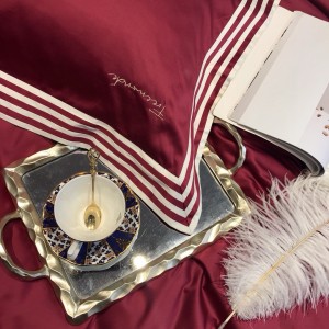 600TC Egyptian Cotton Bed Sheets Red Duvet Cover Long Staple Cotton Bedding Set