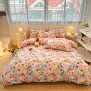40-count pure cotton home skin-friendly four-piece set