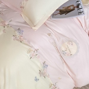 Hot-selling 100% cotton embroidered four-piece set