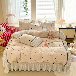 Exquisite New Brushed French Romantic Retro Four-Piece Set