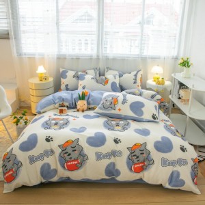 40-count twill pure cotton atmospheric four-piece set