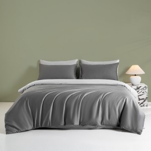 Pure cotton A-class 60s long-staple cotton pure color satin pure cotton four-piece set