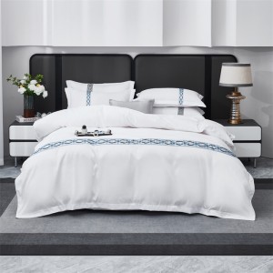 New ribbon high-imitation cotton hotel four-piece set hotel four-piece set