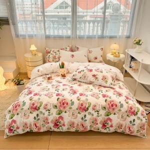 40-count pure cotton home skin-friendly four-piece set