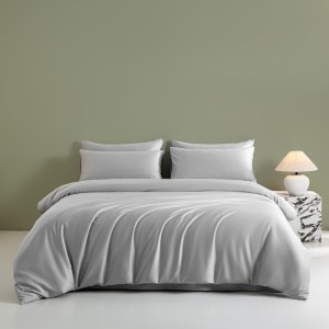 Pure cotton A-class 60s long-staple cotton pure color satin pure cotton four-piece set